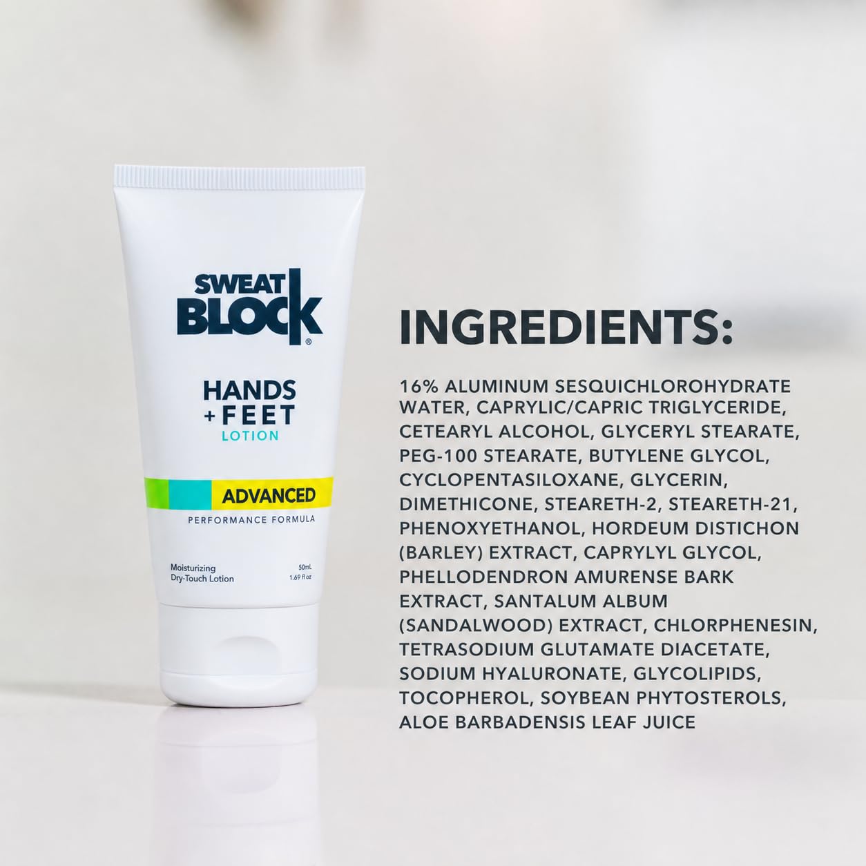 SweatBlock Original Hand & Foot Antiperspirant Lotion