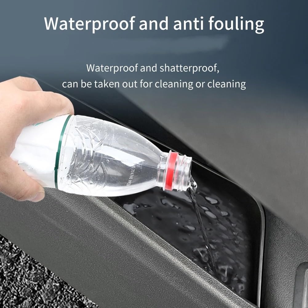 Boxauto Per Q4 E-tron Scatola Portaoggetti Laterale TPE Maniglia Porta Anteriore Posteriore Riordino Auto Custodia(DOOR 4PCS)