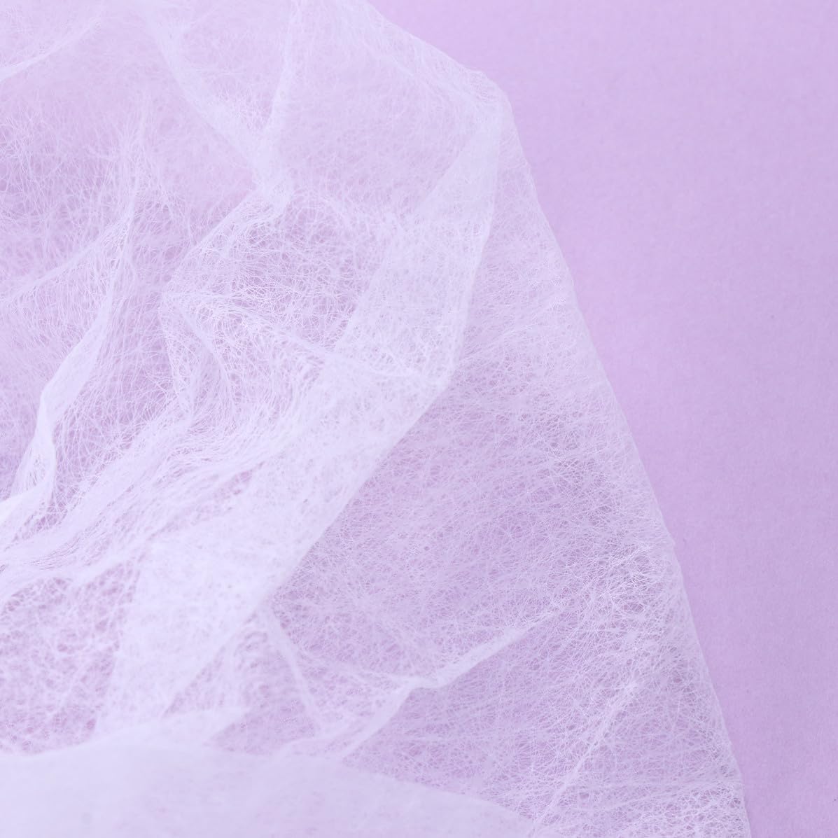100pcs Disposable Non Woven Dust Cap White Mushroom Style