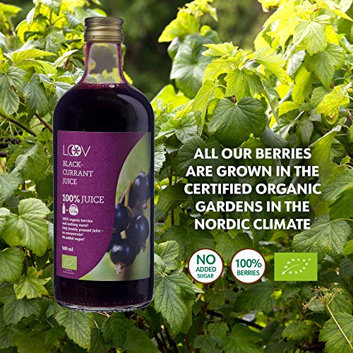 Organisch zwarte bessensap, 500 ml, puur sap, niet uit concentraat, geen toegevoegde suiker, geen water toegevoegd, geen… - Afbeelding 5