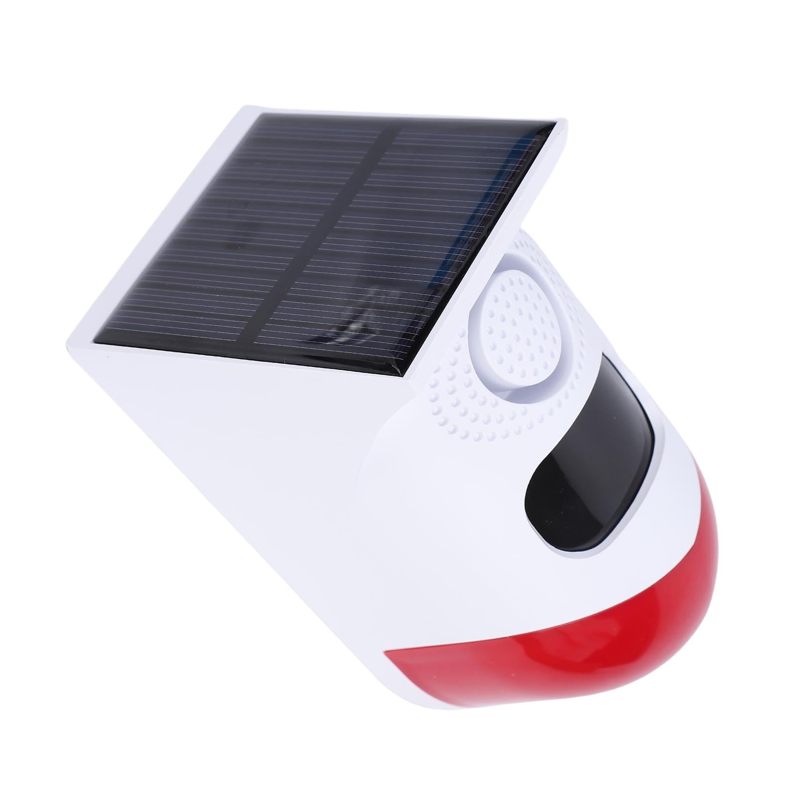 Zunate Alarma Estroboscópica Solar con Sensor de Movimiento, Sonido de 120 DB, Sirena de Seguridad Exterior Impermeable IP67 con Control de Teléfono Inteligente WiFi, Ideal para Granja, Jardín,