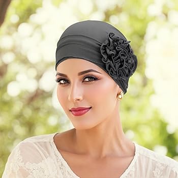 Cuffia Capelli Notte Turbante Donna Per Chemio - Cappello Elastico In Cotone Per Perdita Capelli Turbante Chemioterapia Estivo - Foto 10