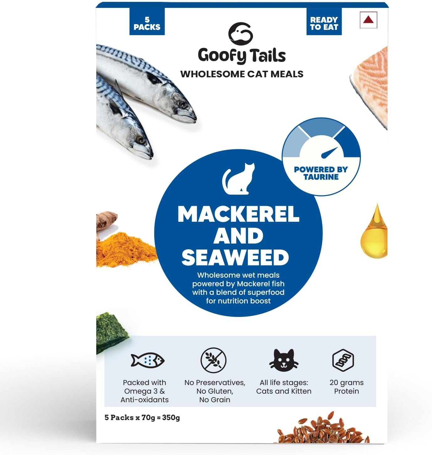 Goofy Tails Mackerel and Seaweed