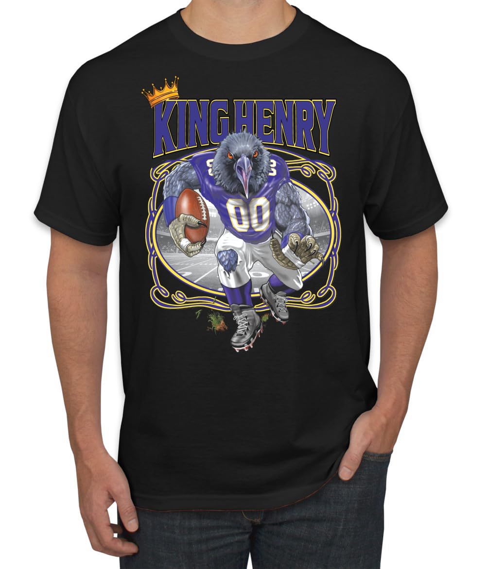Wild Bobby Baltimore Fan | BAL Fantasy Football Sports Men's Graphic T-Shirt
