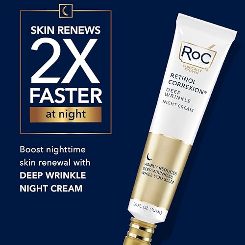Miniatura 2 de RoC Retinol Correxion - Crema de noche antienvejecimiento hidratante facial diario con manteca de karité ácido glicólico y escualano tratamiento