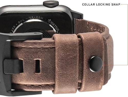 Miniatura 5 de URBAN ARMOR GEAR UAG - Correa compatible con Apple Watch de 42/41/1.575 in, iWatch Series 11/10/9/8/7/6/5/4/SE3/SE2/SE, correa de repuesto de cuero