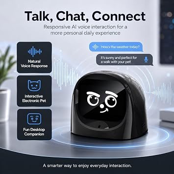 AI Voice Interaction Companion Robot, Smart Electronic Desktop Pet Device