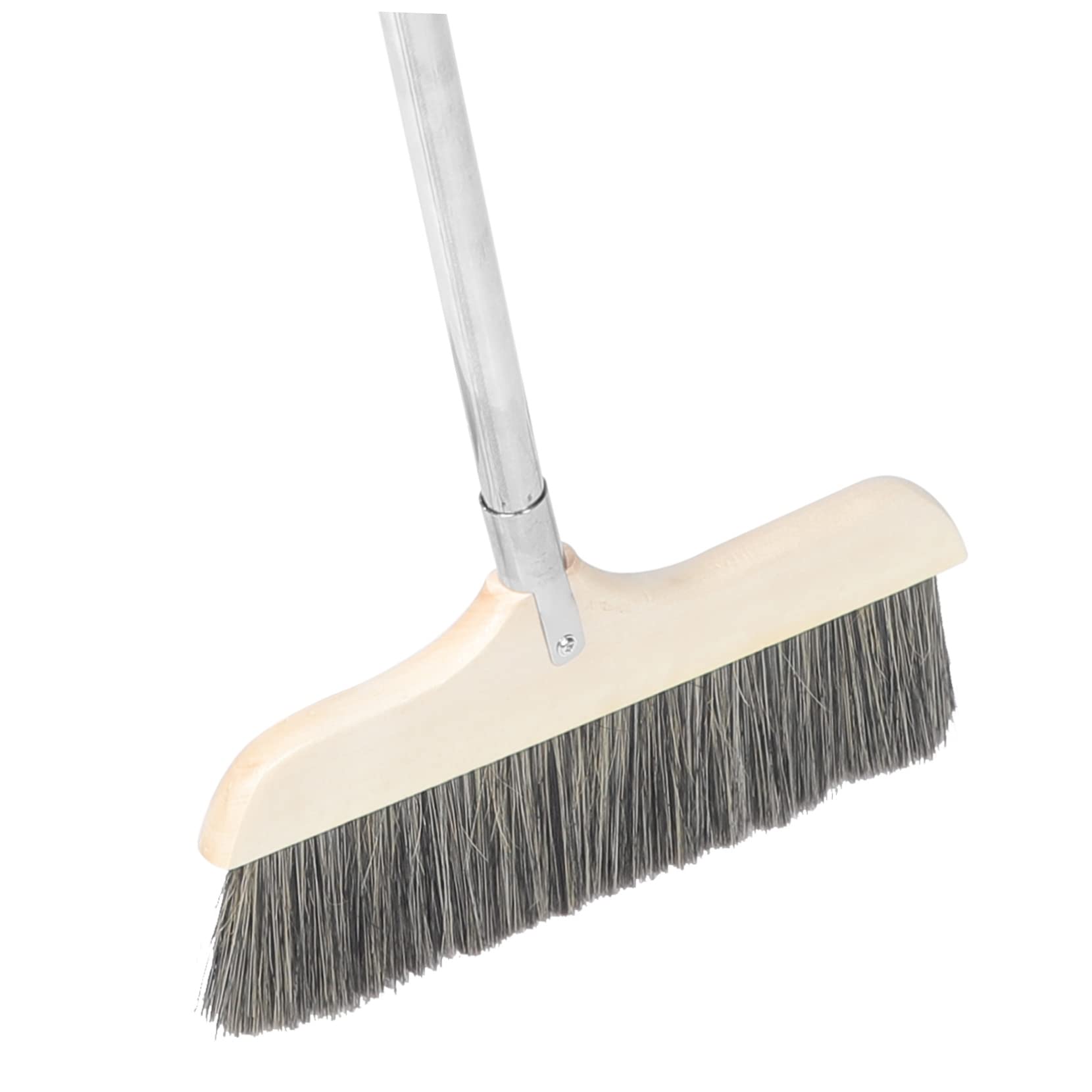 GOOHOCHY Indoor Broom with Soft Bristles Hardwood Floor Sweeping Portable Broom for Camping