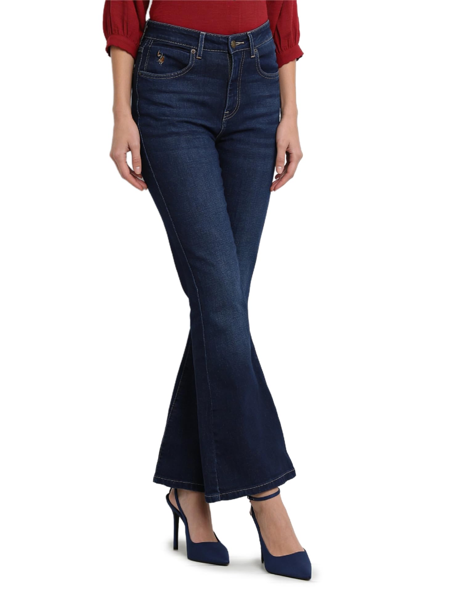 High Rise Extreme Flared fit Jeans-image-40