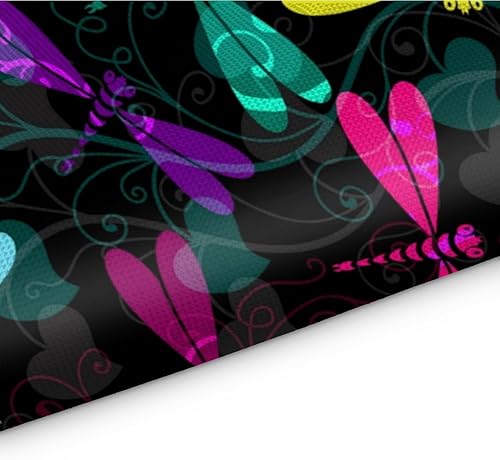 Miniatura 3 de Dragonfly Funny Placemats Set of 4 Table Mats Washable Placemat Waterproof Place Mats for Party Home Dining Table Decor 18x12 in
