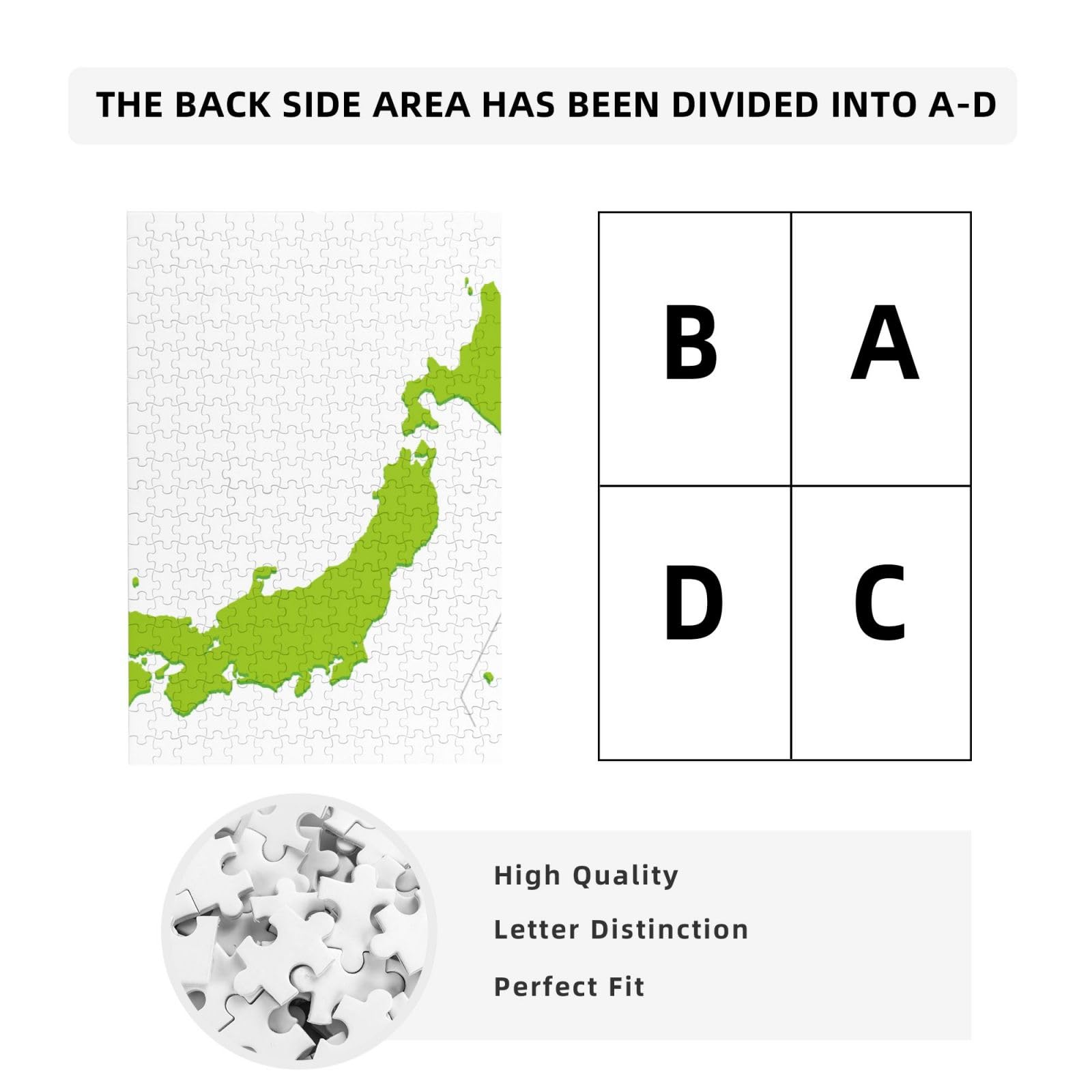 Amazon.co.jp: ジグソーパズル 日本 地図 木製 300ピース アニメ