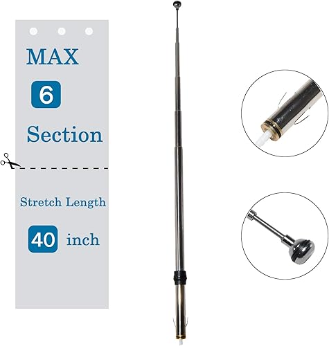 Miniatura 5 de Anina Antena de alimentación compatible con Lexus ES250-ES300-GS300-LS400-SC300-SC300-SC300-SC400-SC430 - mástil de antena para radio AMFM