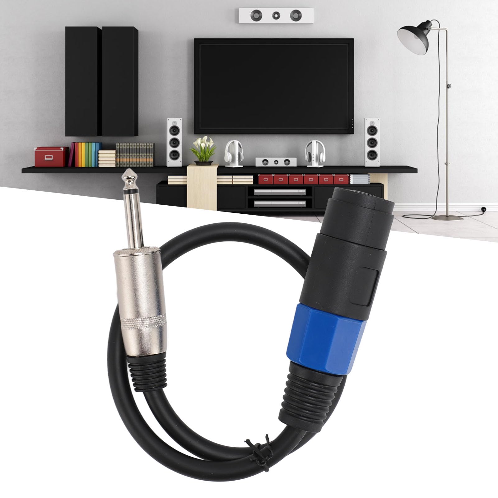 Amazon | アンプ接続コード メス - 1/4 インチ オス スピーカー