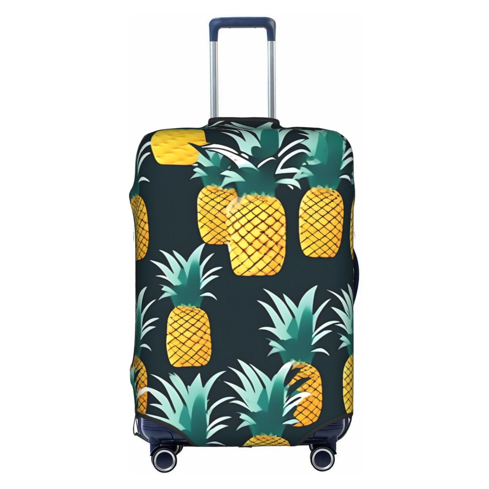 Housse protection bagage valise ananas blanc évite rayures de 45 à 81 cm - 8