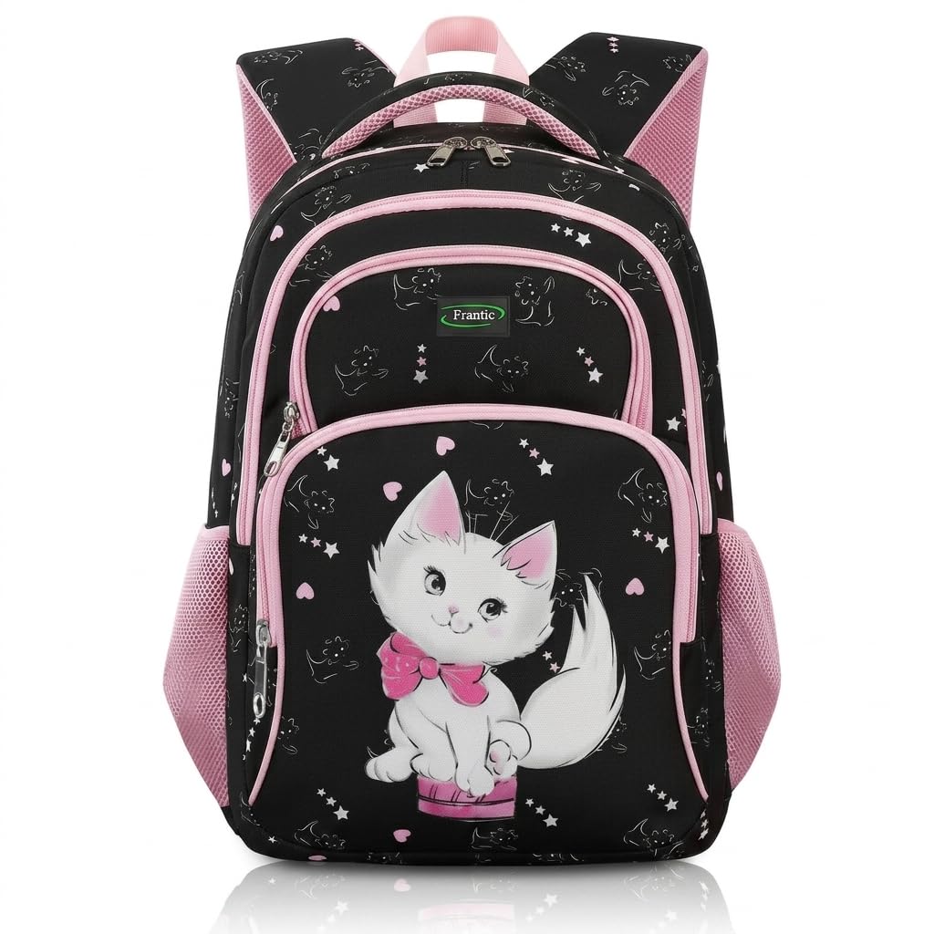 35l waterproof polyester school backpack with pencil pouch | durable daypack for class 1–8 boys & girls, school & picnic use