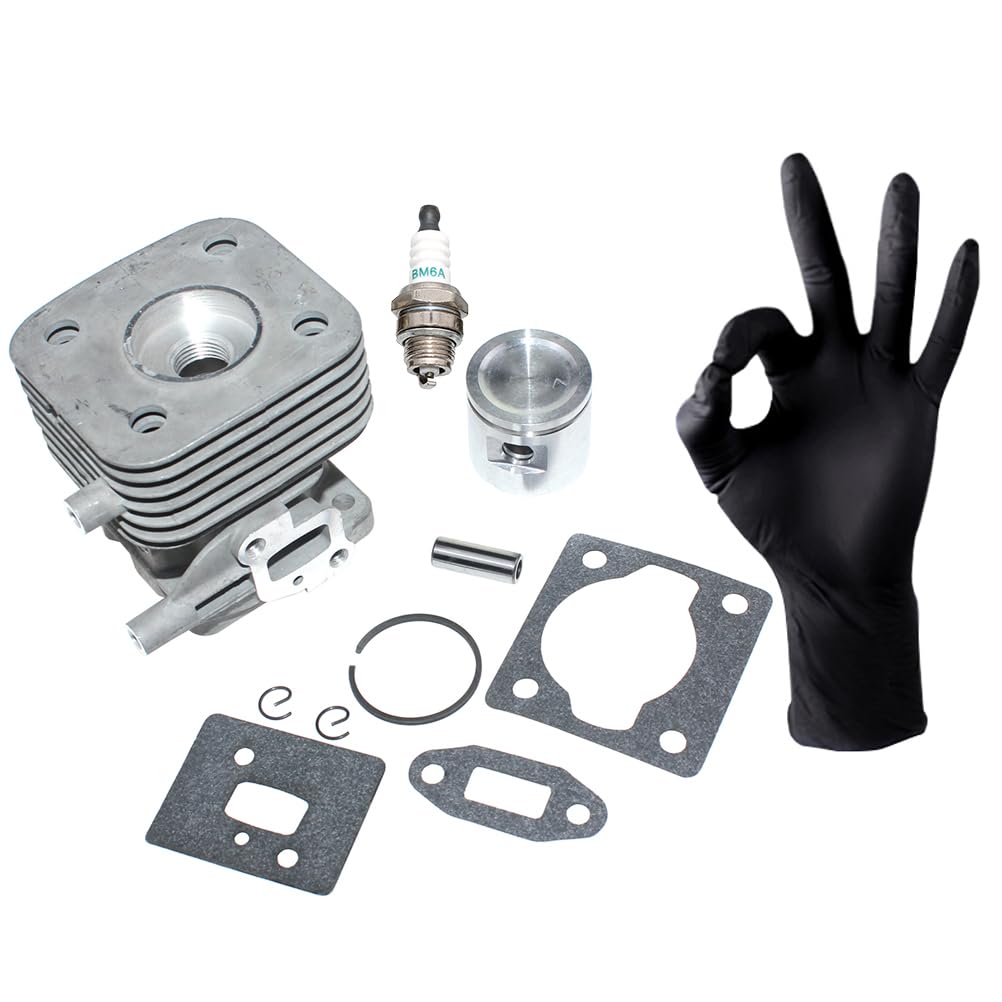 ICOOYO Cylinder Piston Kit For Metabo HPT Hitachi CG22EADSLP CG22EASSLP CG22EABSLP CG22EAB CG22EAD CG22EAS Tanaka TCG-22EAB TCG-22EAS