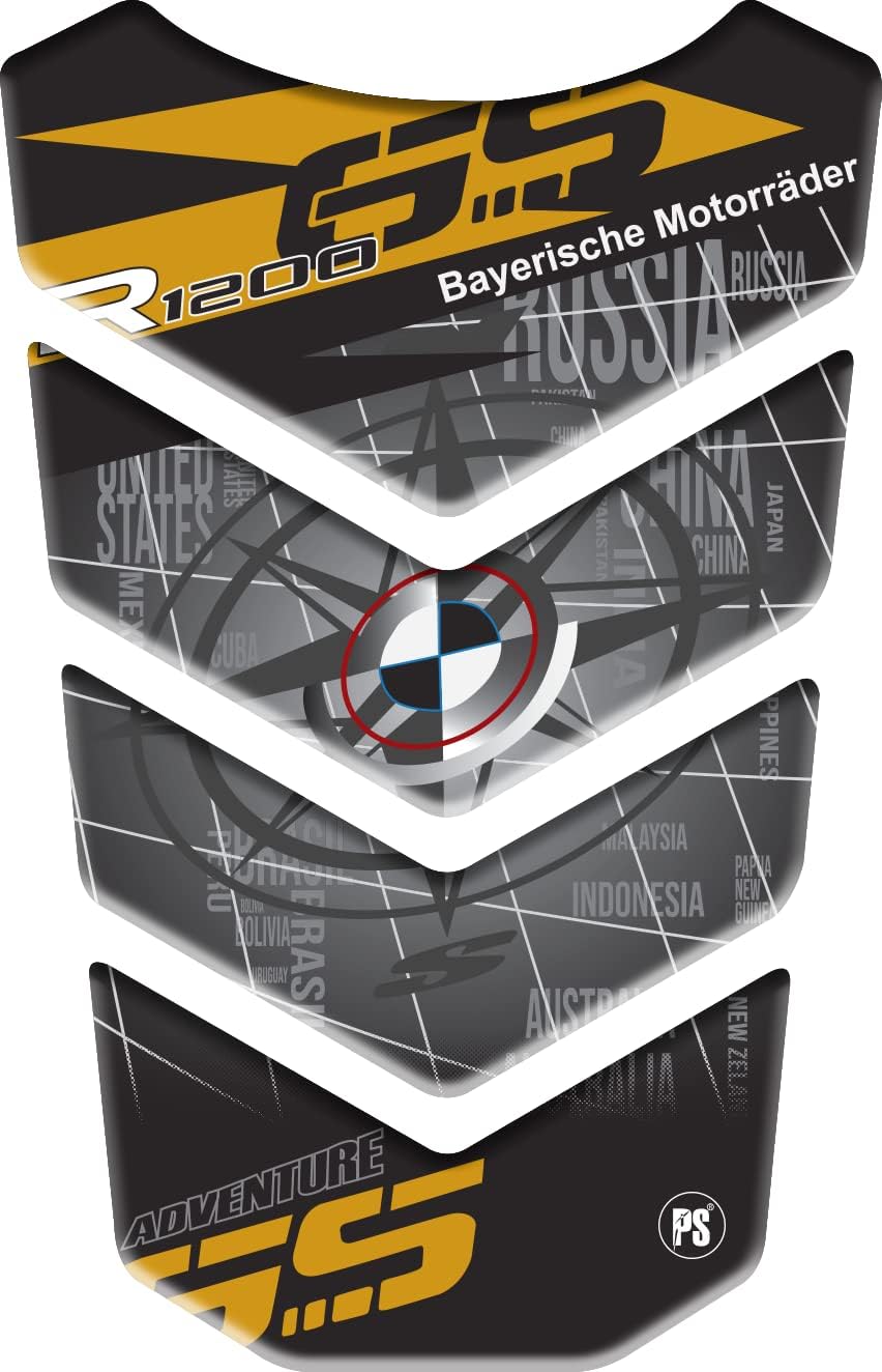 Paraserbatoio In Resina 3D Per BMW R1200GS - Adesivo Decorativo E Protettivo, Made In Italy - Foto 7
