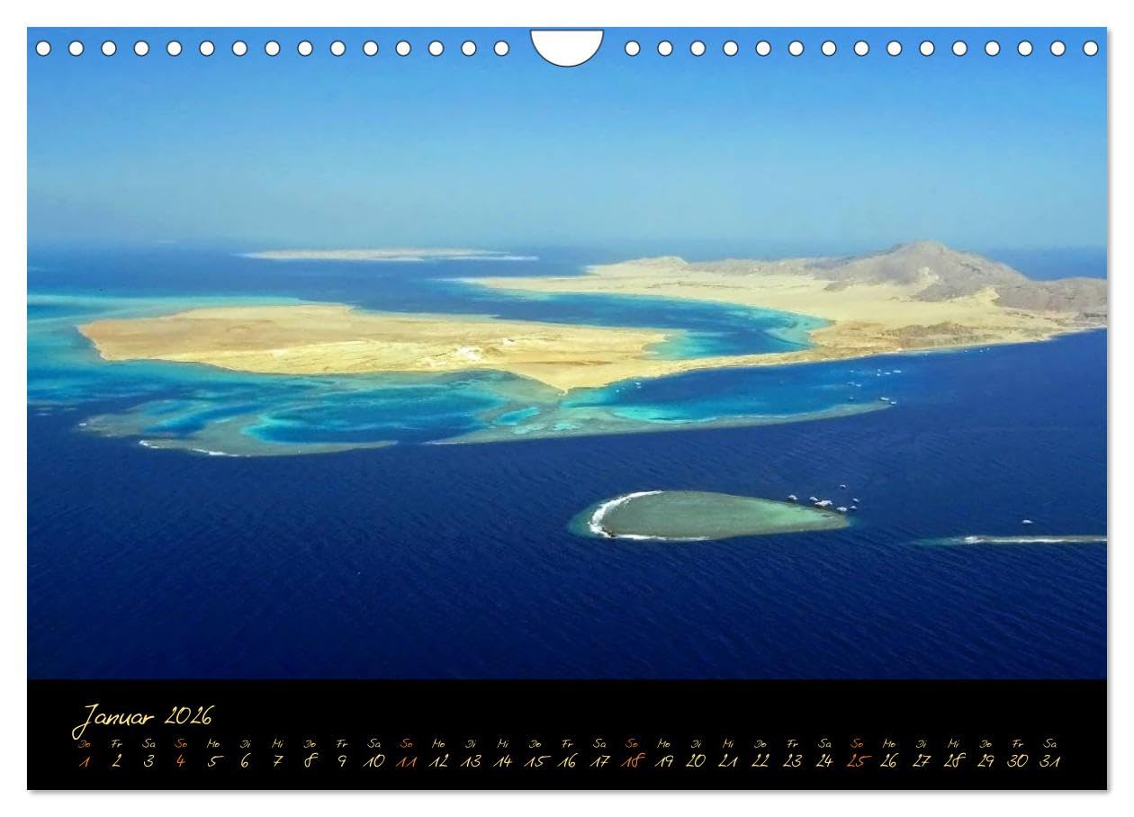 Ägypten - Eine Entdeckungsreise (Wandkalender 2026 DIN A4 quer), CALVENDO Monatskalender: Die Schönheit Ägyptens über und unter Wasser (CALVENDO Natur)