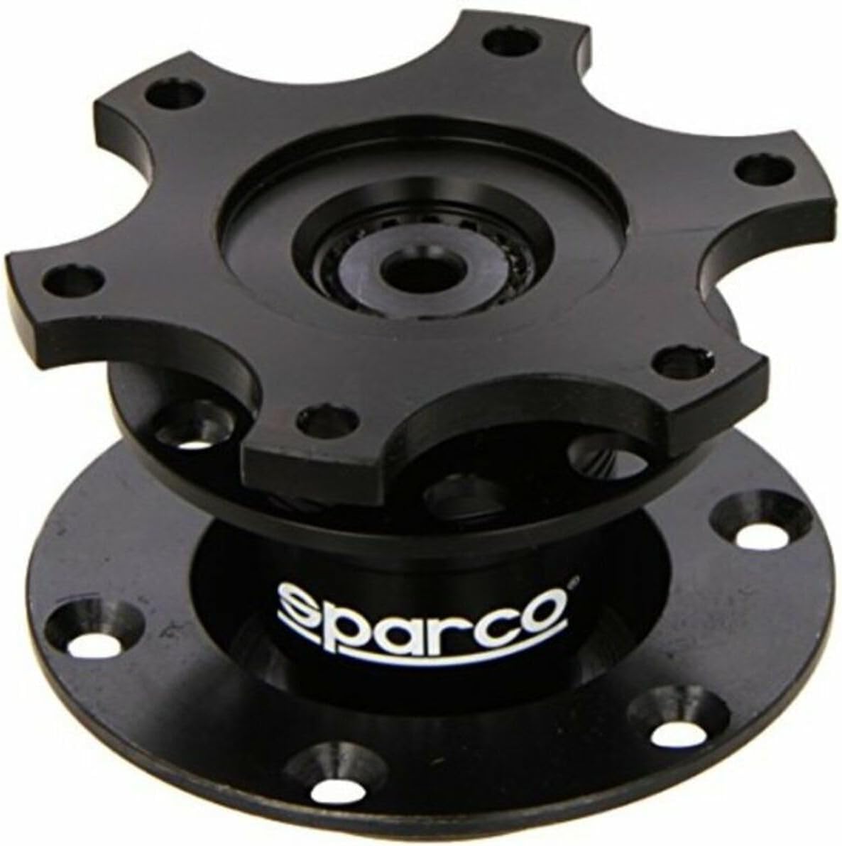 Quick Release Steering Wheel Hub Black 6 x 70 mm