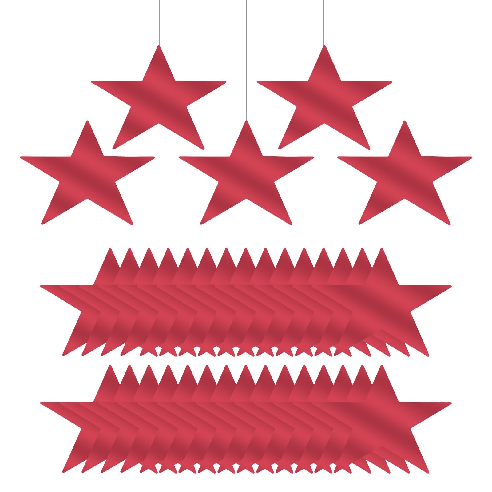 PATIKIL Large Star Cutouts, 40 Pcs 6
