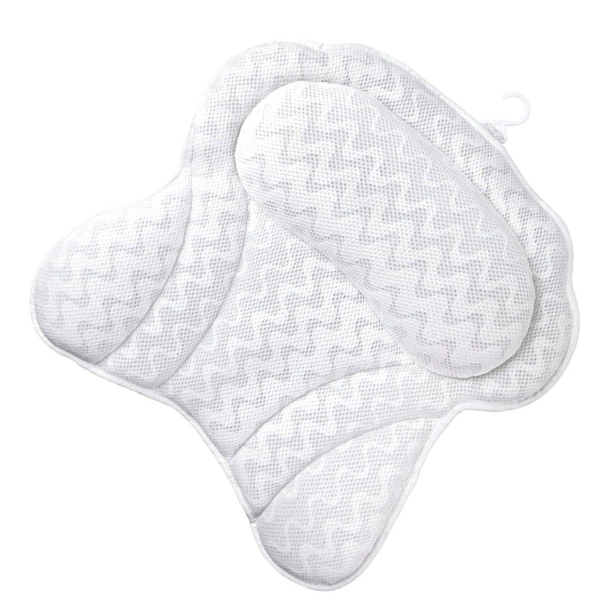 NOLITOY Almohada Bañera De Malla Almohada Ventosa Soporte para Cabeza y Cuello Relajación