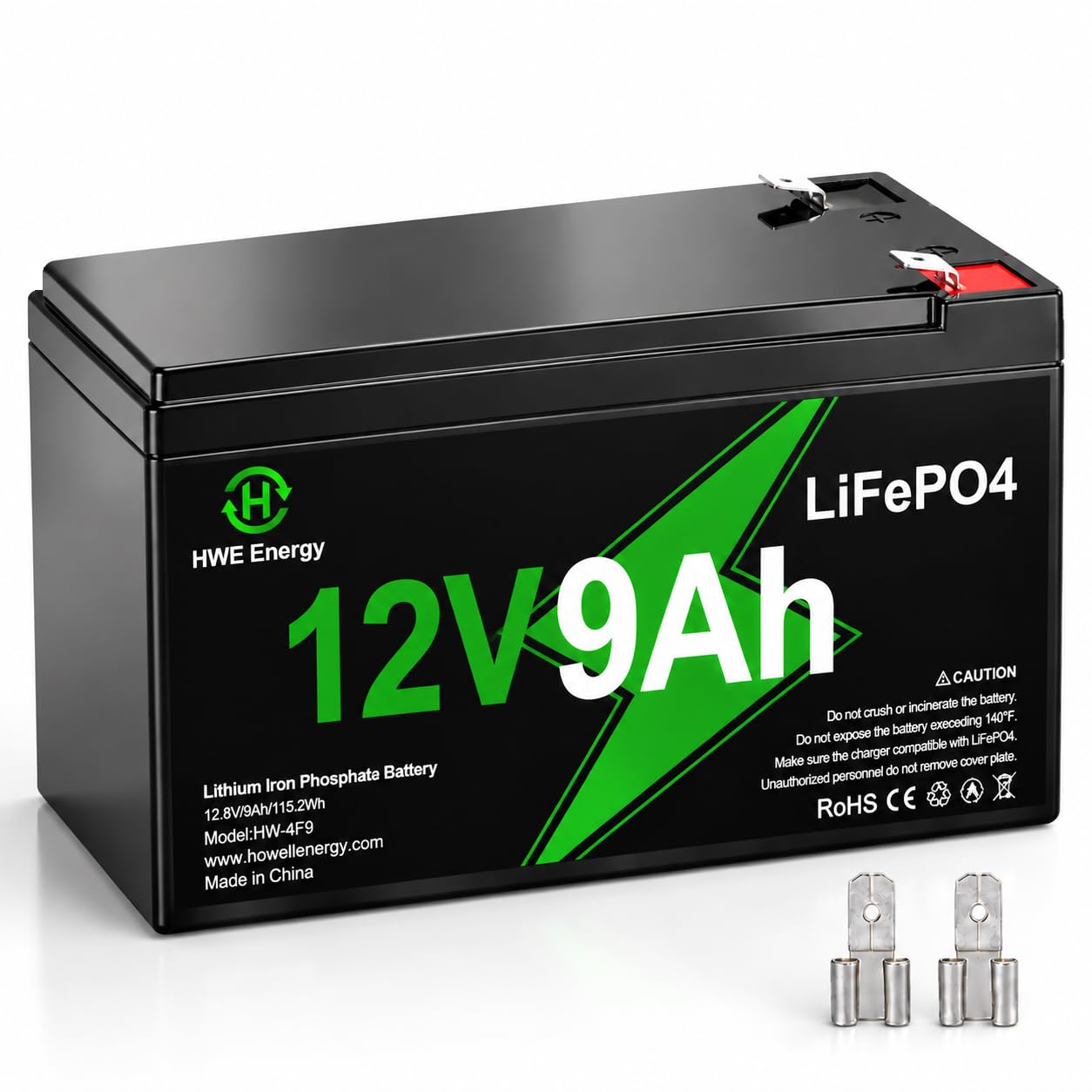 HWE Energy 12V 9Ah LiFePO4