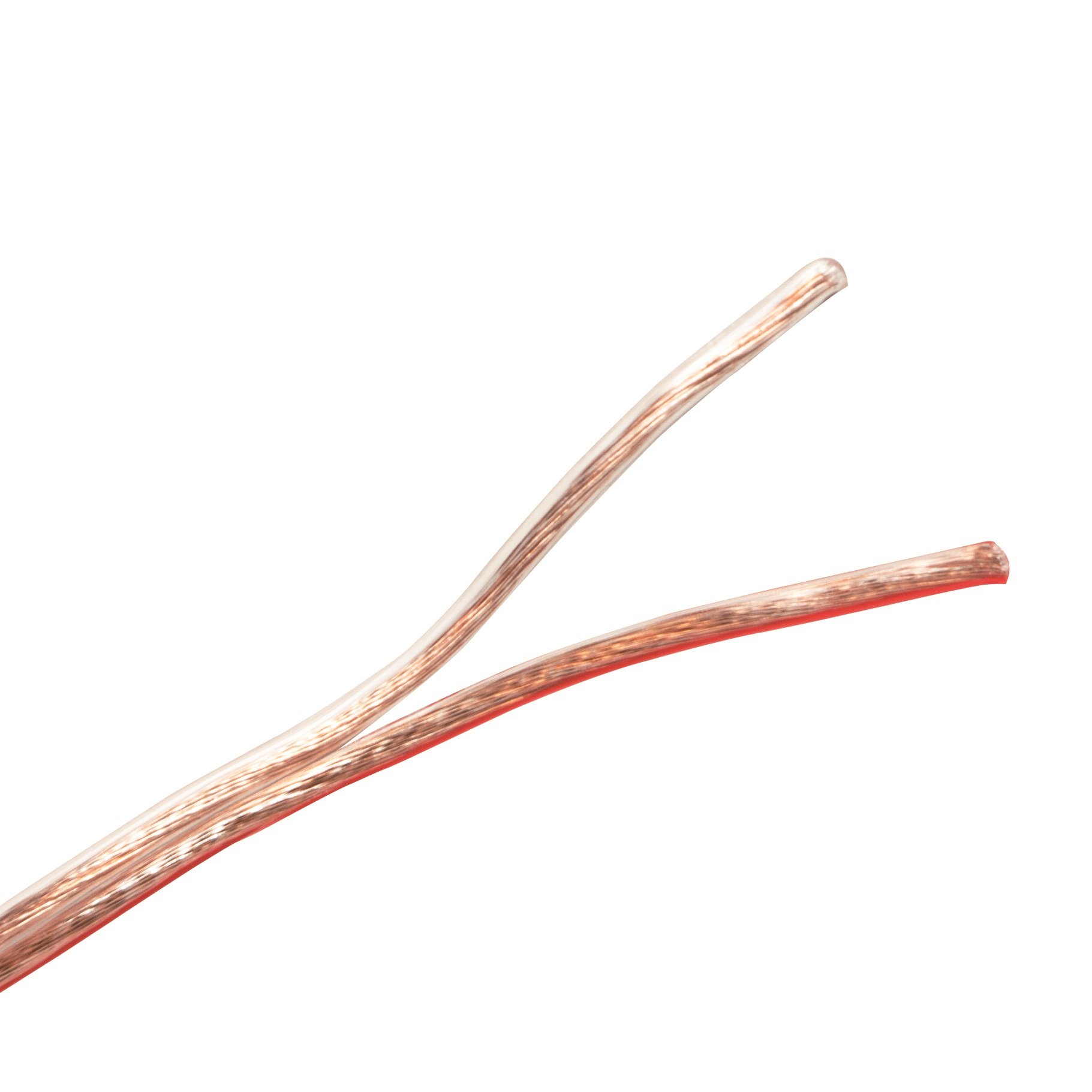 LogiLink Câble de Haut-Parleur pour système HiFi Transparent 2 x 2,50 mm 100 m CA1086