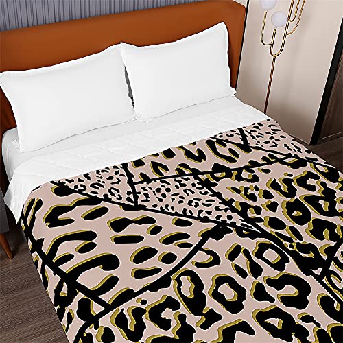 Colchas Bouti de leopardo 3D: colcha de verano suave 220x240cm 5