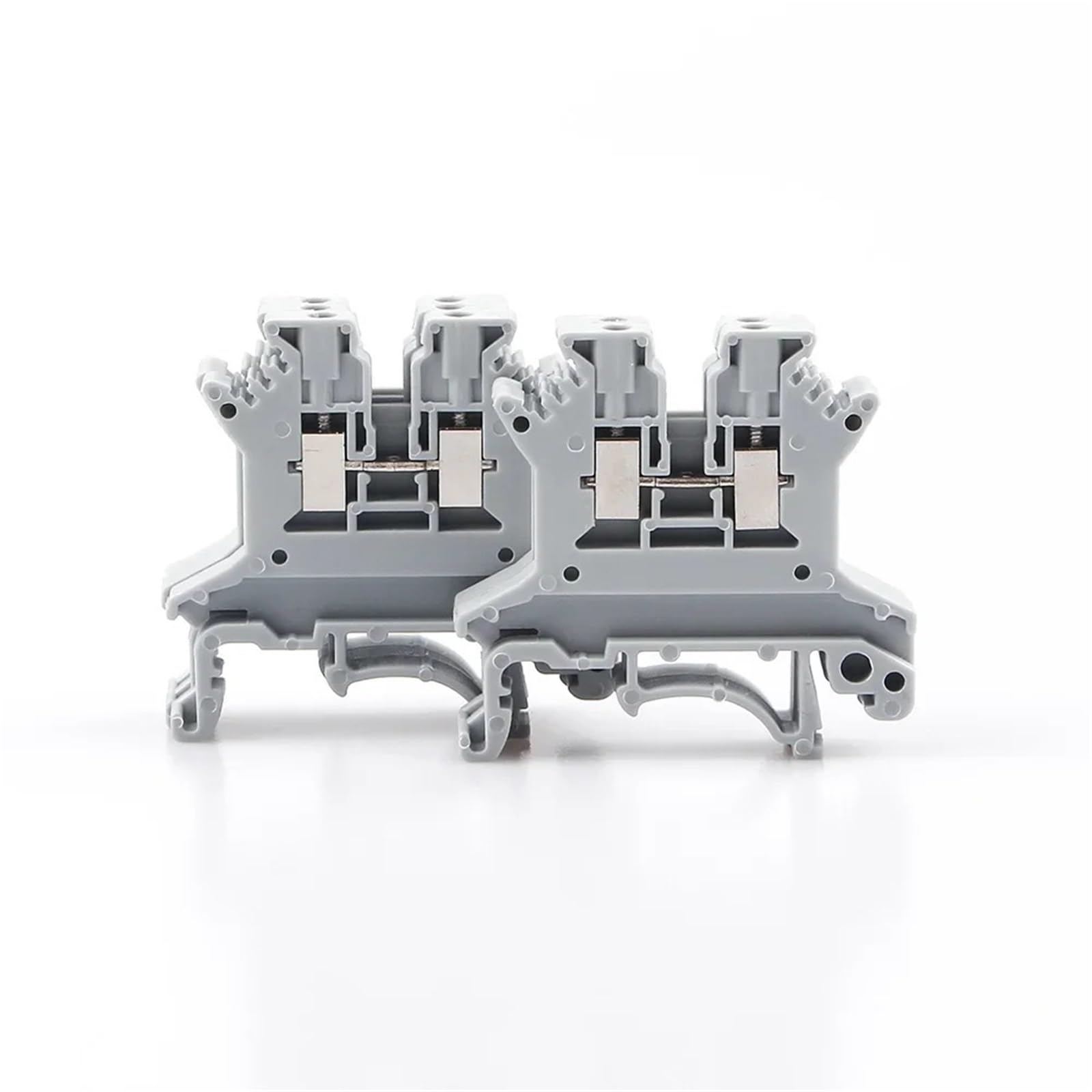 Bloque de terminales de riel DIN for cables conductores, 10 unidades, UK-1.5N, conexión por tornillo universal, bloque de conectores de cables, bloque de regleta de terminales, 16 AWG