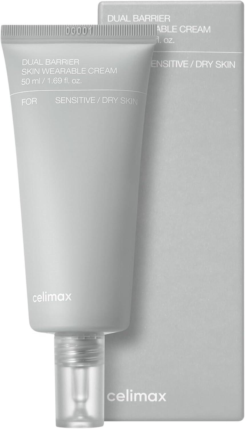Celimax – Dual Barrier Skin Wearable Cream – Skin barrier cream – with 5 natural ceramides – moisturizer face – absorbs quickly without greasy film on the skin – 50 ml