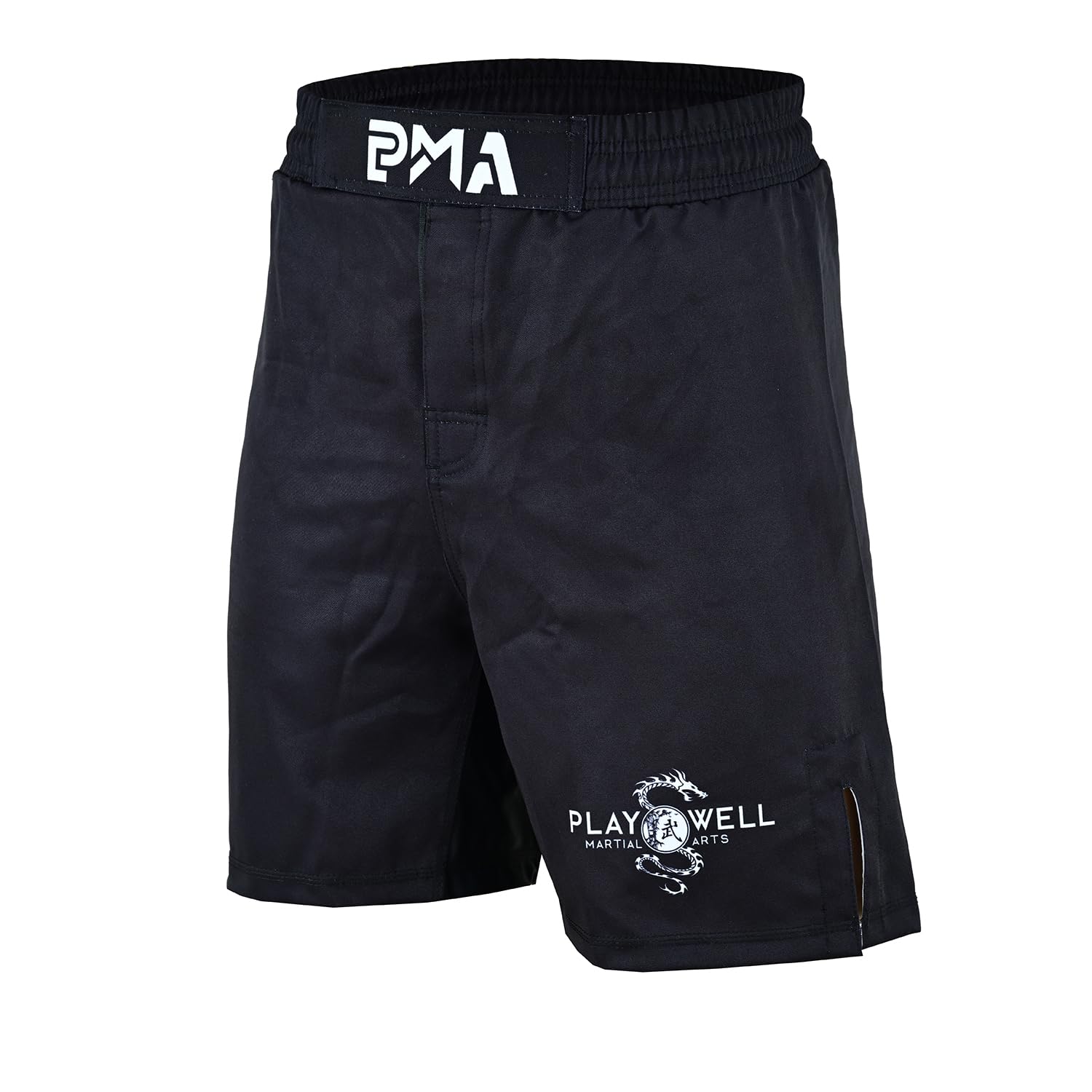 Playwell Pro MMA NO Gi - Pantaloncini da allenamento, colore: nero