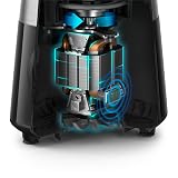 Philips Walita Liquidificador Série 5000 Jarra de Vidro, Preto, 127V | 1200W de Alta Potência – mistura vitaminas, sucos e sopas com rapidez e uniformidade (RI2242/93) — imagem 8