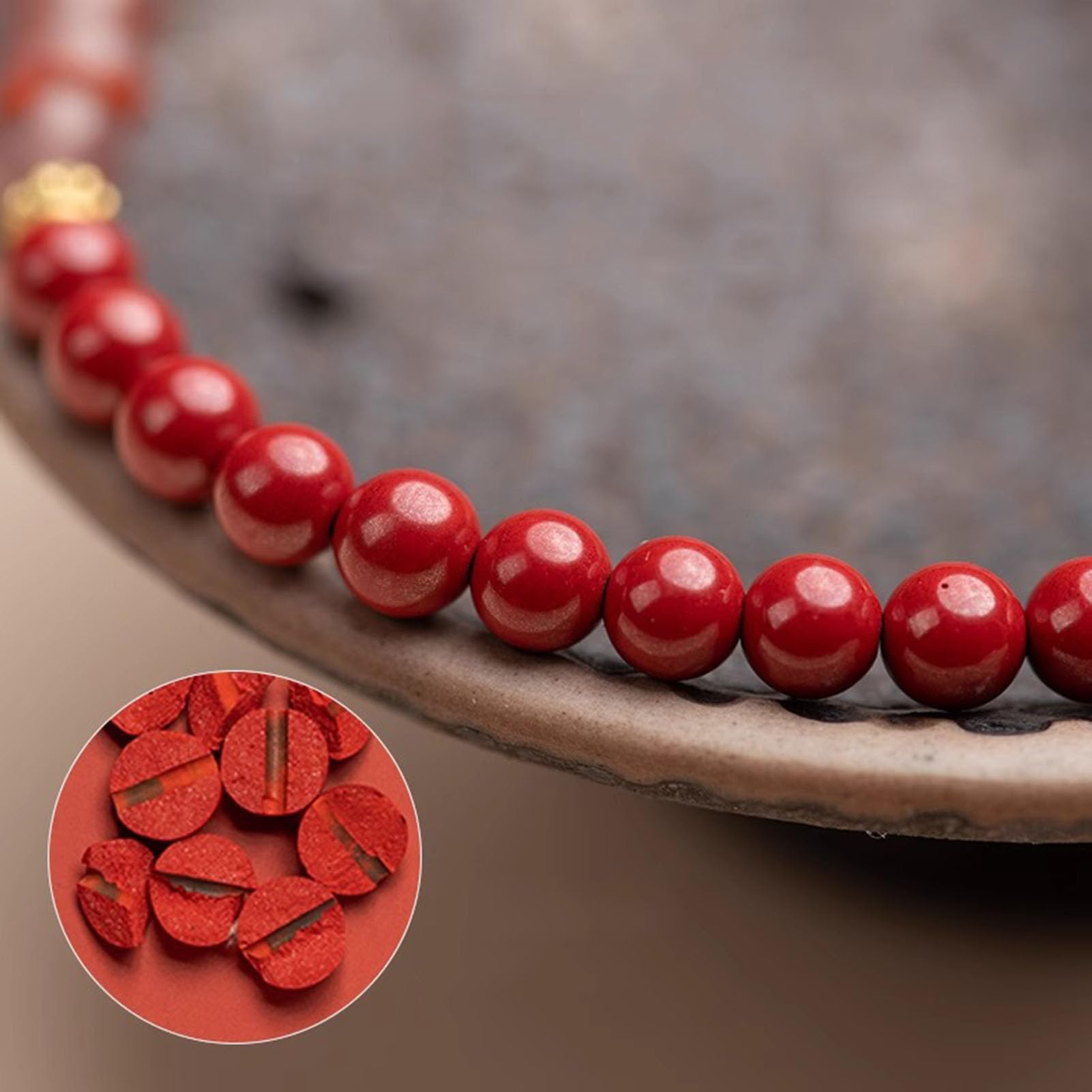 Pulsera Feng Shui, Cristales Naturales de Poder curativo de Chakras, Pulsera de macramé, Cuentas de Piedras de Yoga, meditación, relajación, ansiedad, Brazalete para Mujeres