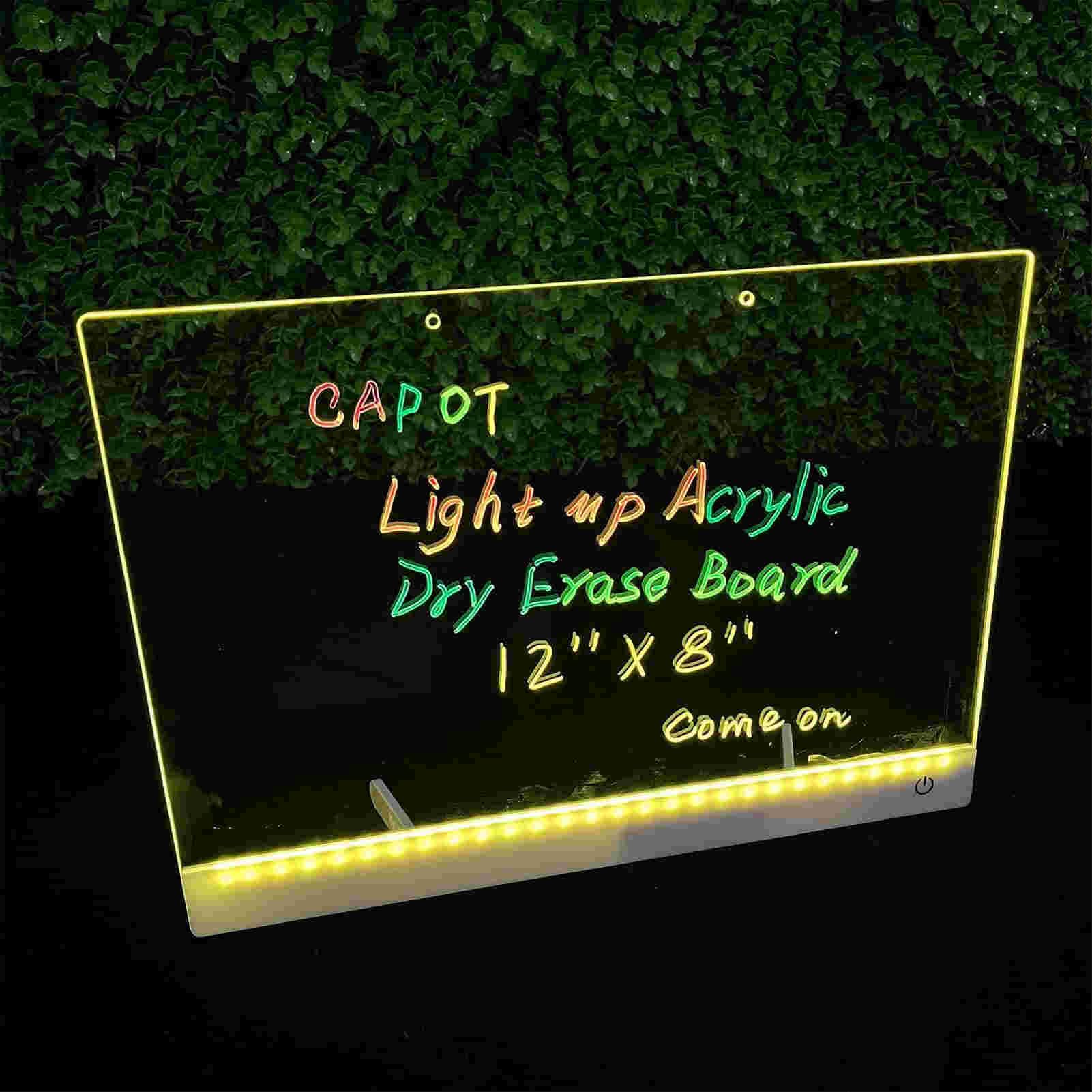 Pizarra LED para Dibujar,con Soporte Y Luces LED De 7 Colores Y 3 Modos,Pizarra Infantil para Bocetos Luminosa - para Niños Niñas Preescolares Estudiantes De Primaria Y