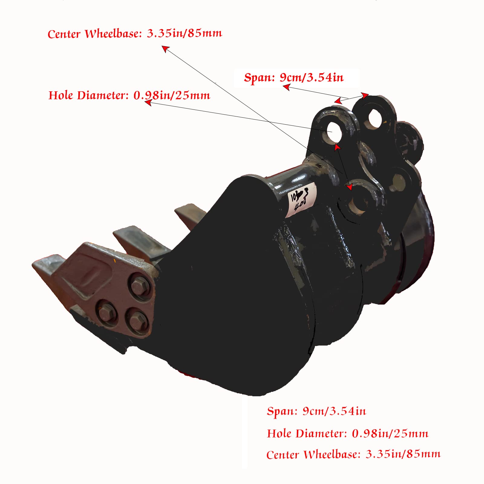 Denti Di Scavo Per Secchio Del Trattore Secchio Di Pulizia Del - Foto 8