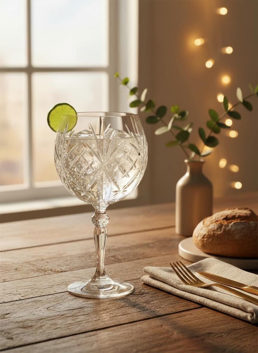 DIAMANTE Chatsworth - Juego de 2 vasos para ginebra