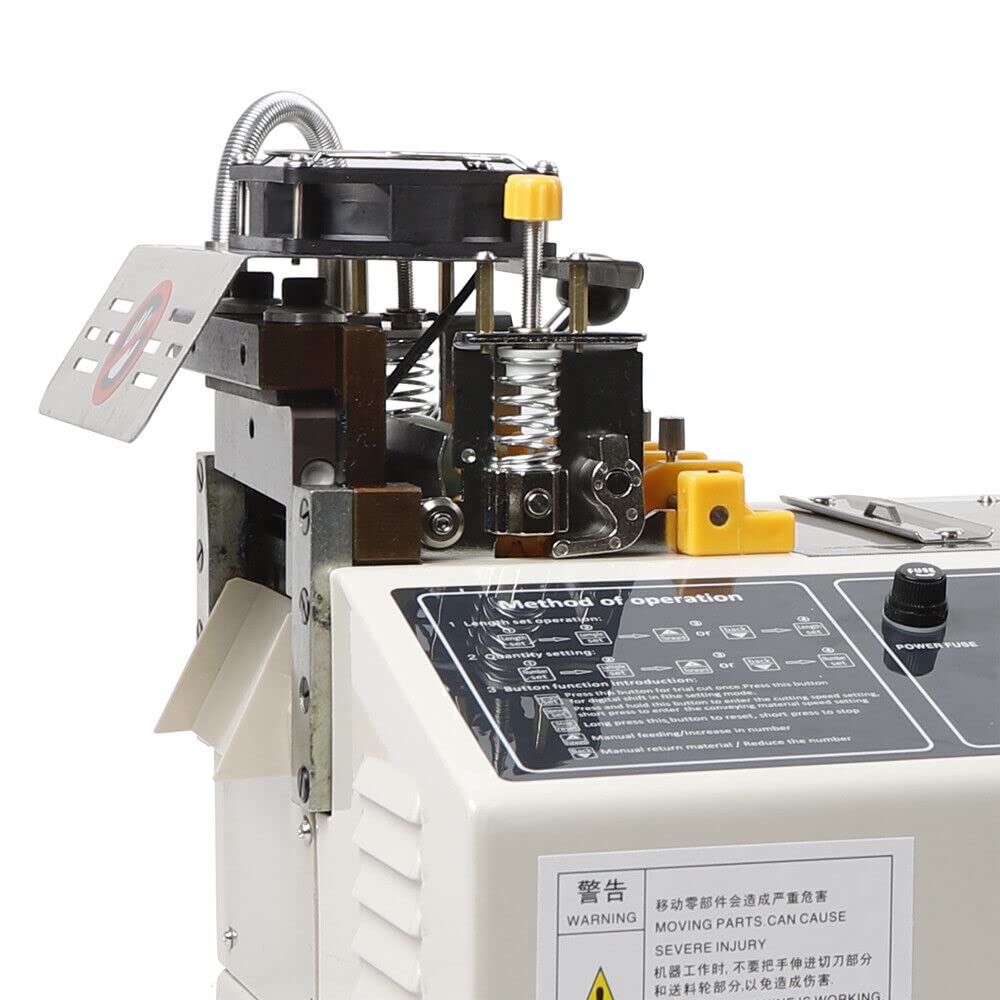 Taglierina automatica a nastro caldo e freddo, taglierina automatica da 100 mm 280 W 220 V per tagliare nastri, cinghie e cerniere