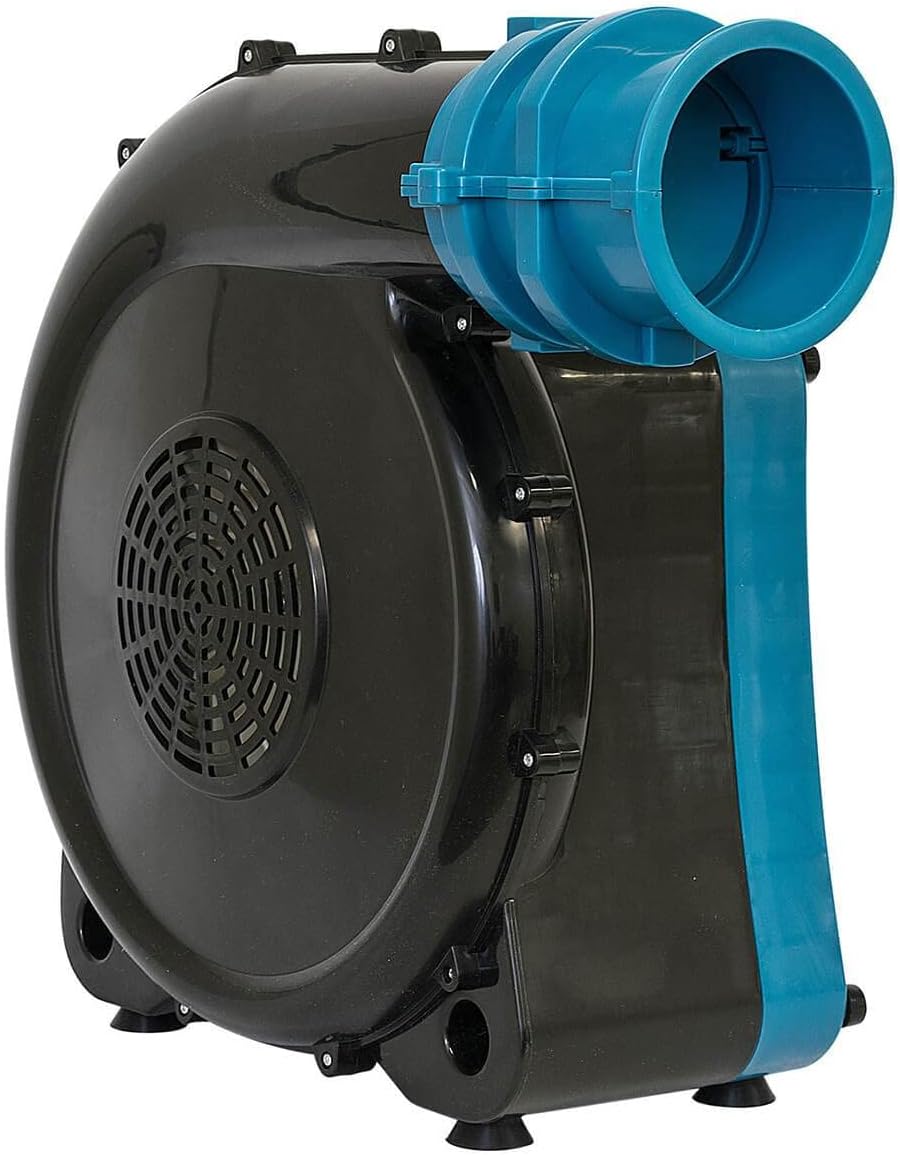 XPOWER BR-272A 1 HP Commercial Indoor/Outdoor Inflatable Blower for Bounce Houses, Movie Screens, Arches