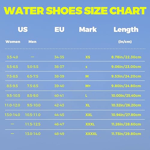 Miniatura 6 de JOTO Zapatos de agua para mujeres y hombres, calcetines acuáticos transpirables de secado rápido, suela de goma antideslizante flexible, ligeros