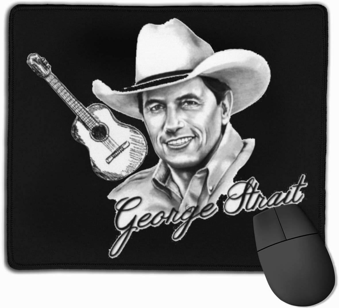 Strait Mouse Pad with Designs, Anti Slip Mouse Mat for Desktops, Computer
