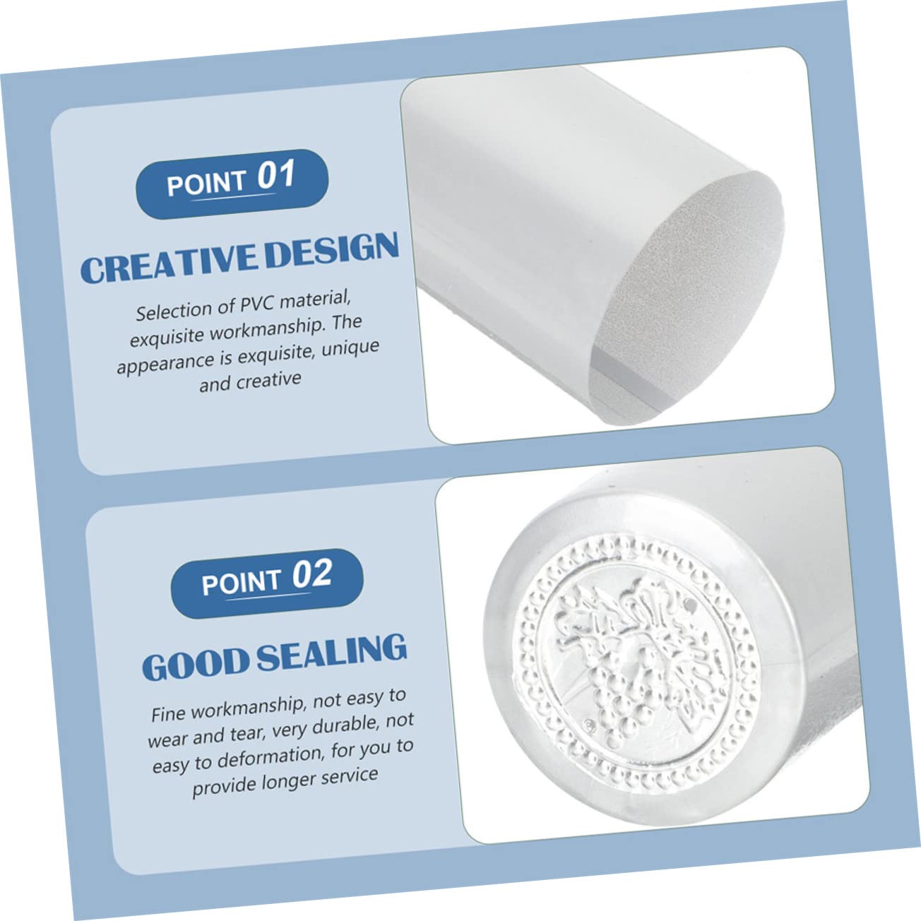 FUNOMOCYA Red Wine Bottle Heat Shrink Seal Cap Fit Plastic 200 Pack Wine Accessories