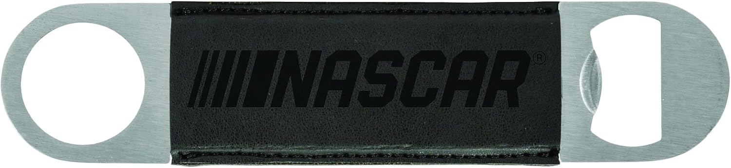 Rico Industries NASCAR Joey Logano Brown Laser Engraved Bar Blade Faux Leather Laser Engraved Bar Blade - Great Beverage Accessory for Game Day image 3