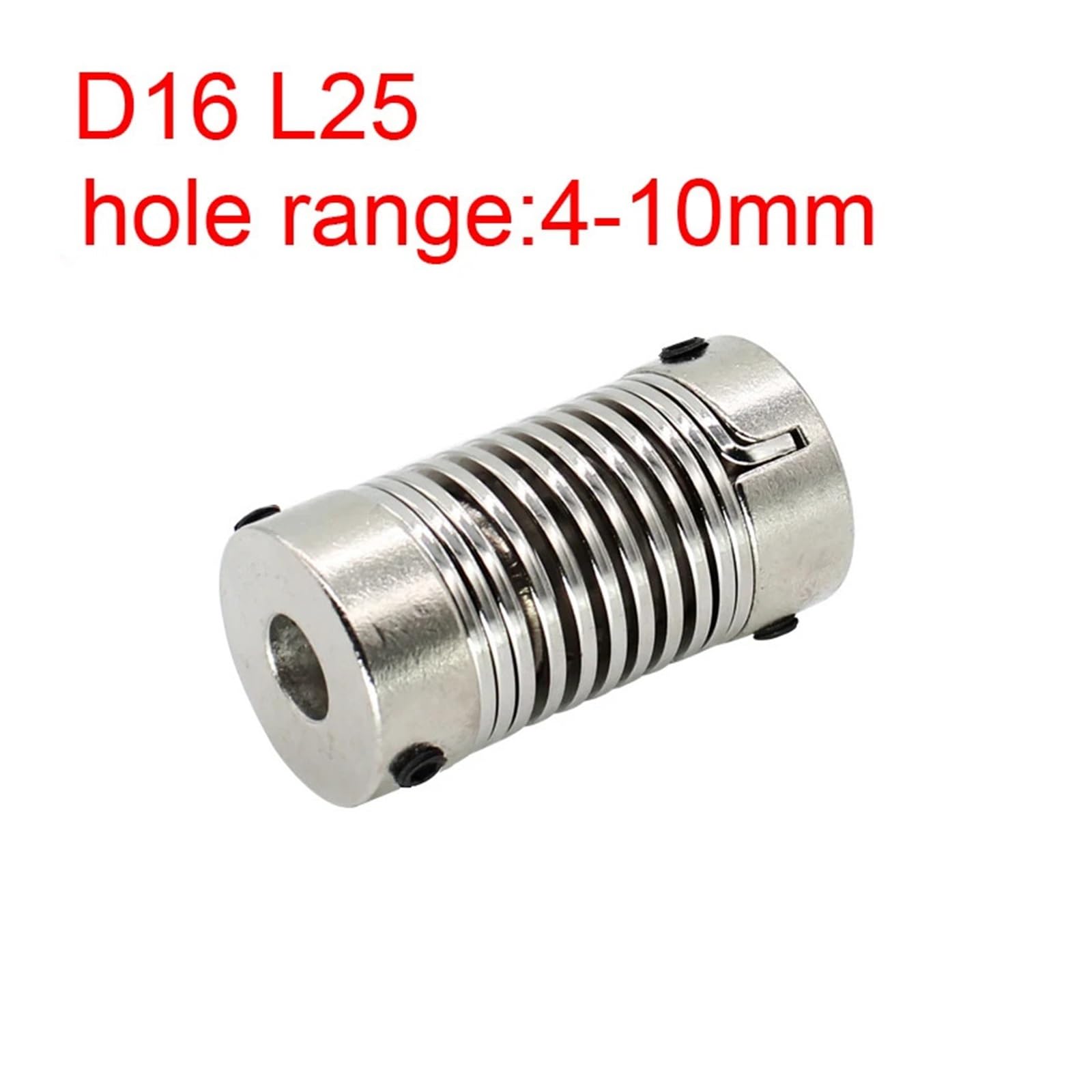 D16L25 Federbalgkupplung aus Aluminiumlegierung mit flexibler Welle