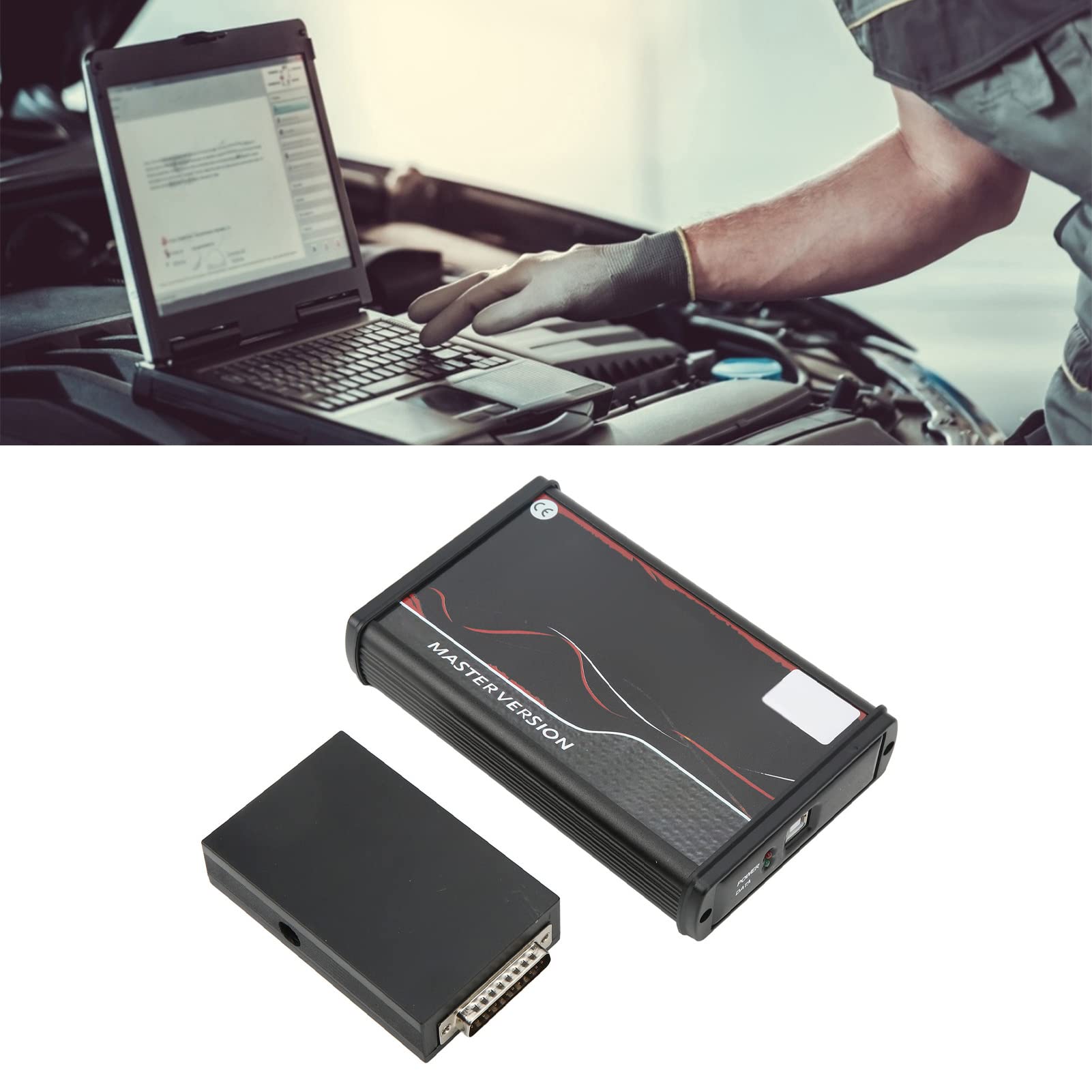 OBD2-Scanner, Professionelles OBD2-ECU-Programmiertool für Kess V2.8 5.017 EU-Versions-Software-Upgrade. 12 V Genaues Fehler-Tuning-Diagnose-Scan-Tool für PKW, LKW, Traktor