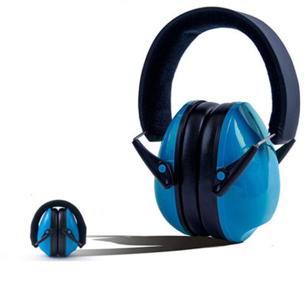 Kids Safety Ear Muffs, NRR 25dB Professional Noise Reduction Shooter Hearing Protection Earmuffs, Adjustable Ear Defenders for Children, Infants, Women (Blue)