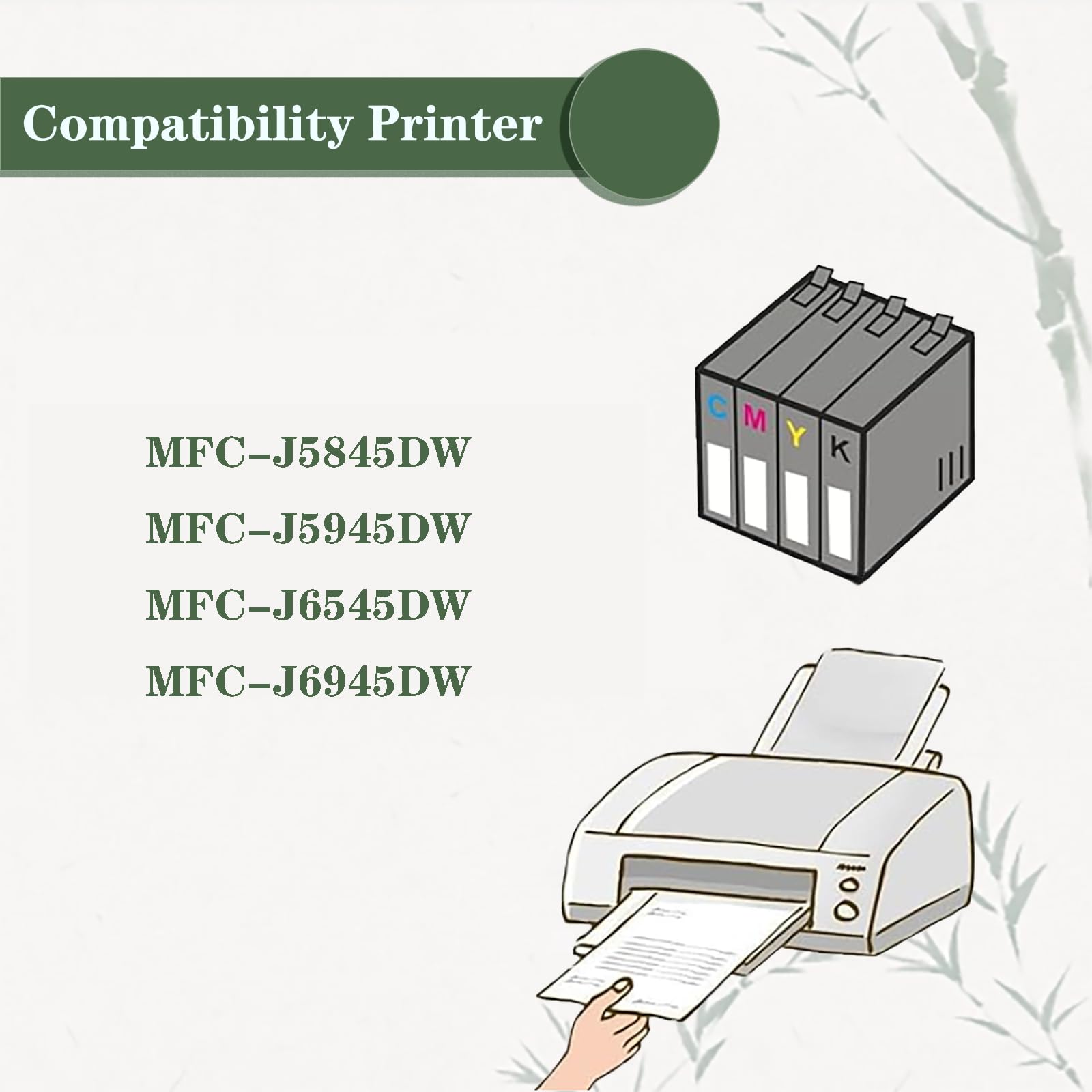2 Pack LC3039 XXL LC3039XXL Ink Cartridge For Brother MFC-J5845DW - Foto 12