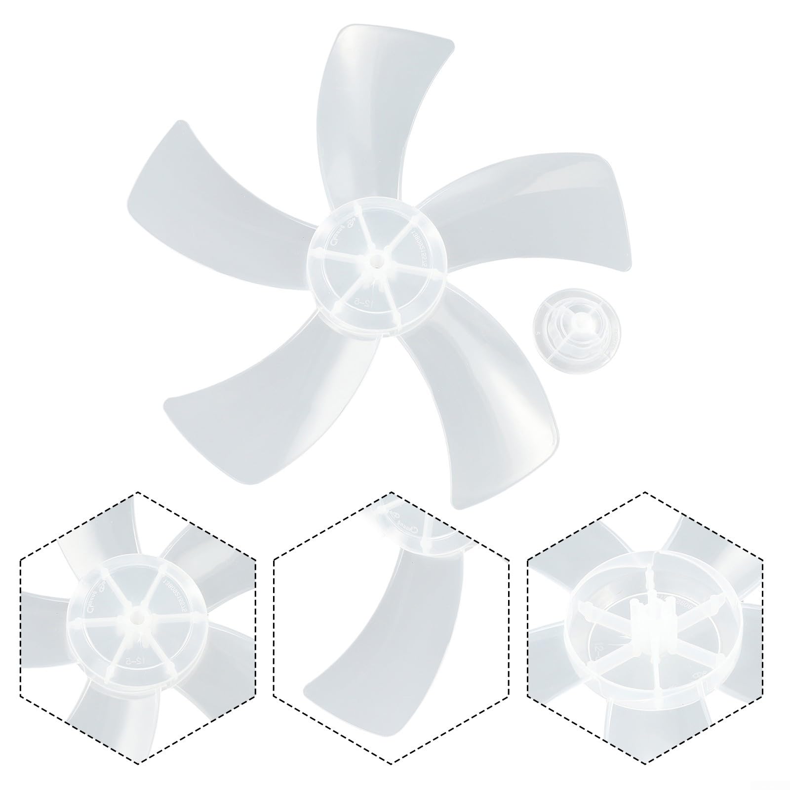 VENTILATEUR DE CHEMINÉE à 6 Lames Avec Couvercle De Protection Pour