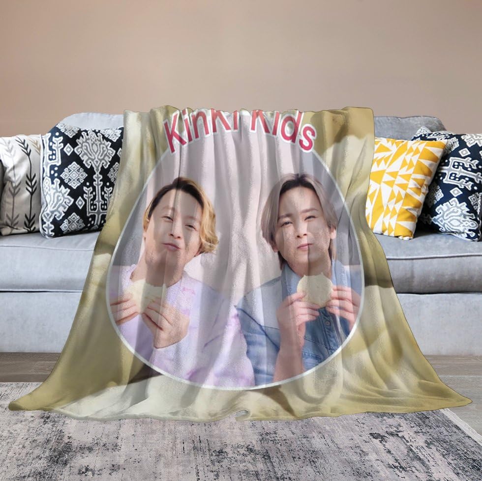 Amazon｜Kinki Kids 堂本剛＆堂本光 キンキ キッズ 毛布 ブランケット