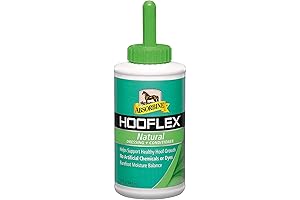 Absorbine Hooflex All Natural Hoof Oil with Applicator Brush, 15 Oz