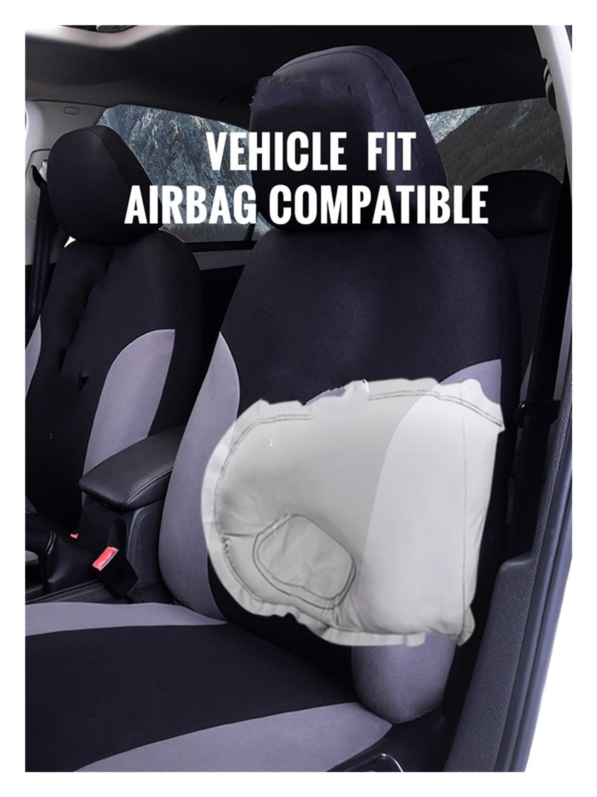 Coprisedili Auto Anteriore Per Citroen C5 Set Di Coperture Complete Per Seggiolino Auto Traspirante Sedile Posteriore Con Cerniera Protezione Universale Per Coperture Lavabile Copri Sedile Auto (Colo